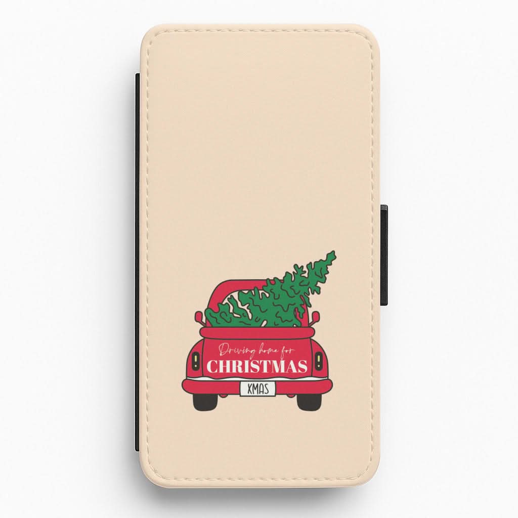 Driving Home For Christmas Truck Flip / Wallet Phone Case