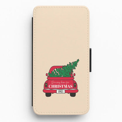 Driving Home For Christmas Truck Flip / Wallet Phone Case
