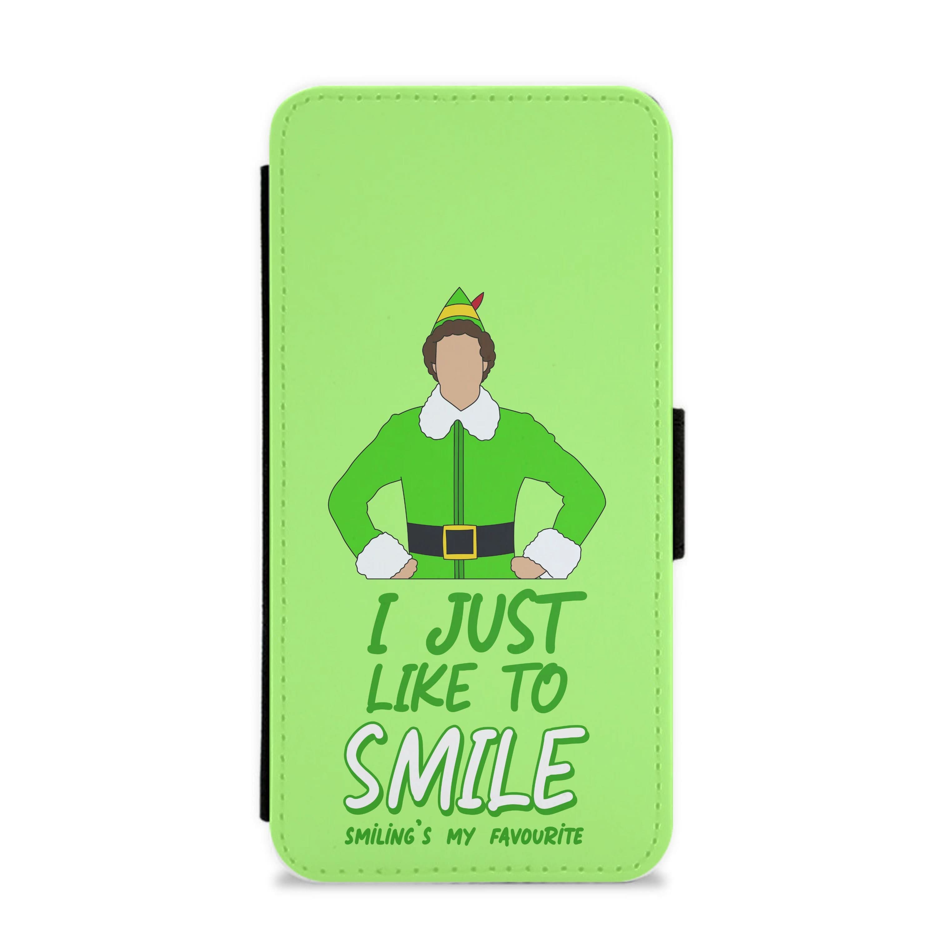 I Just Like To Smile Flip / Wallet Phone Case