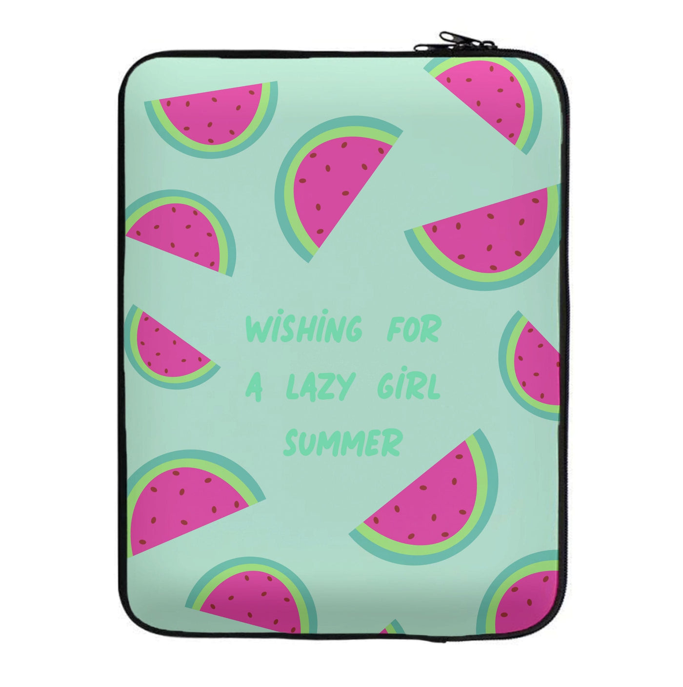 Wishing For A Lazy Girl Summer - Summer Laptop Sleeve