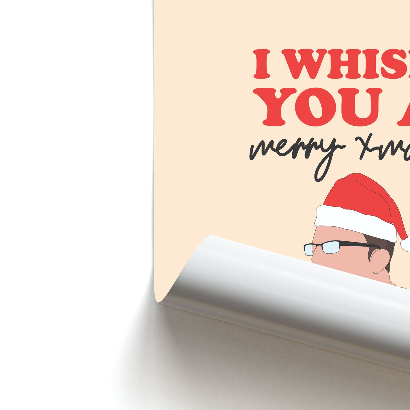 I Whisk You A Merry Christmas Poster