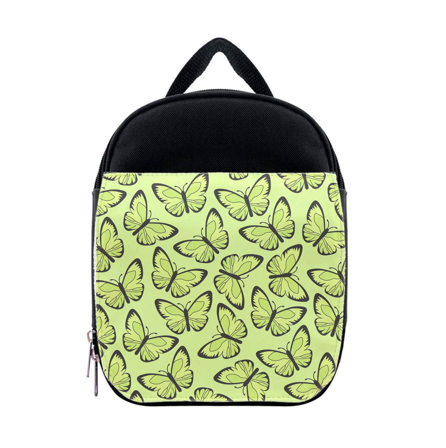 Yellow And Black Butterfly - Butterfly Patterns Lunchbox