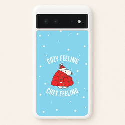 Cozy Feeling Cartoon Beagle Puffer Jacket Google Pixel 6 Case