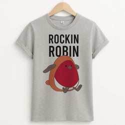 Rockin Robin Plush Unisex Grey T-Shirt