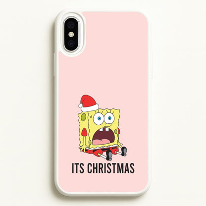 It's Christmas Cartoon Sponge iPhone XS Max Case