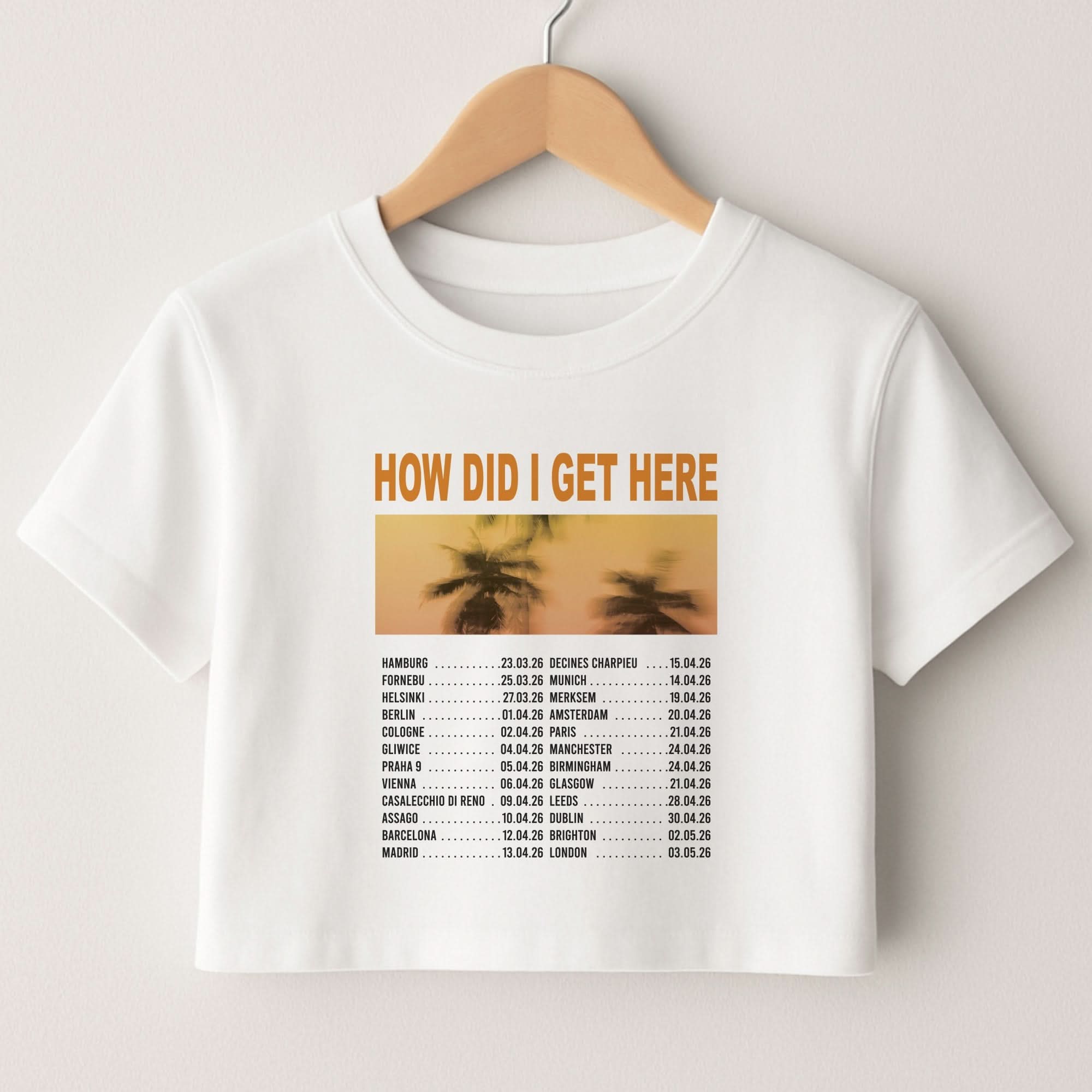 HDIGH Tour 2026 Crop top