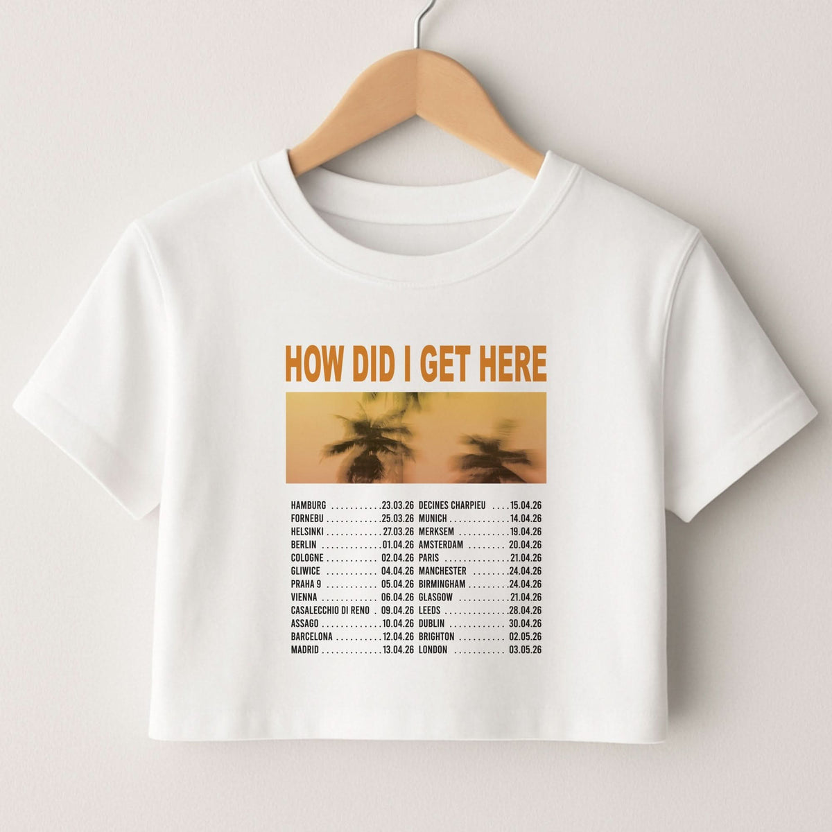 HDIGH Tour 2026 Crop top