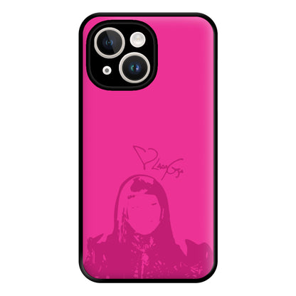 Pink Gaga Silhouette  iPhone 14 Plus Case