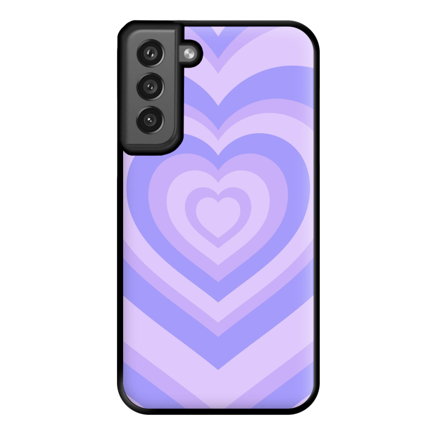 Purple - Colourful Hearts Phone Case