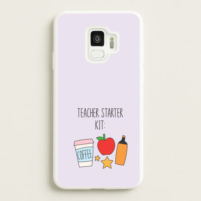 Teacher Starter Kit Galaxy S9 Case