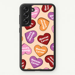 Horror Lover Hearts Pattern Galaxy S22 Plus Case