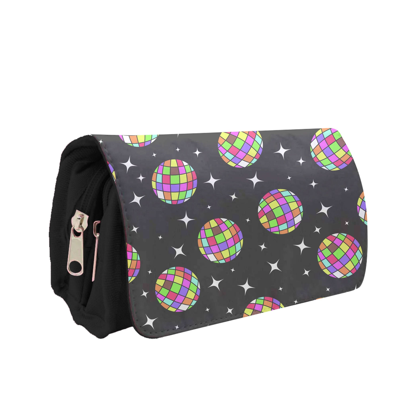 Rainbow Discoballs Pencil Case