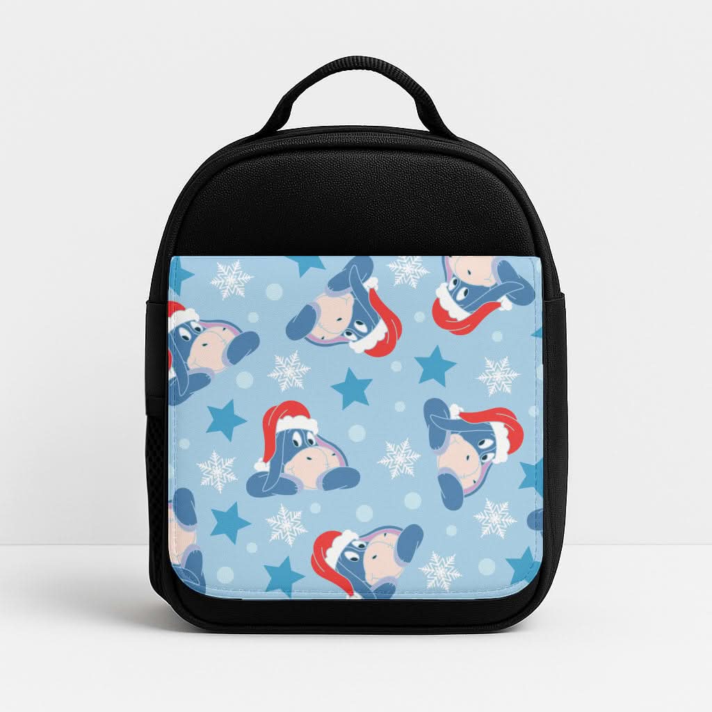 Cartoon Donkey Stars Pattern Insulated Lunch Bag