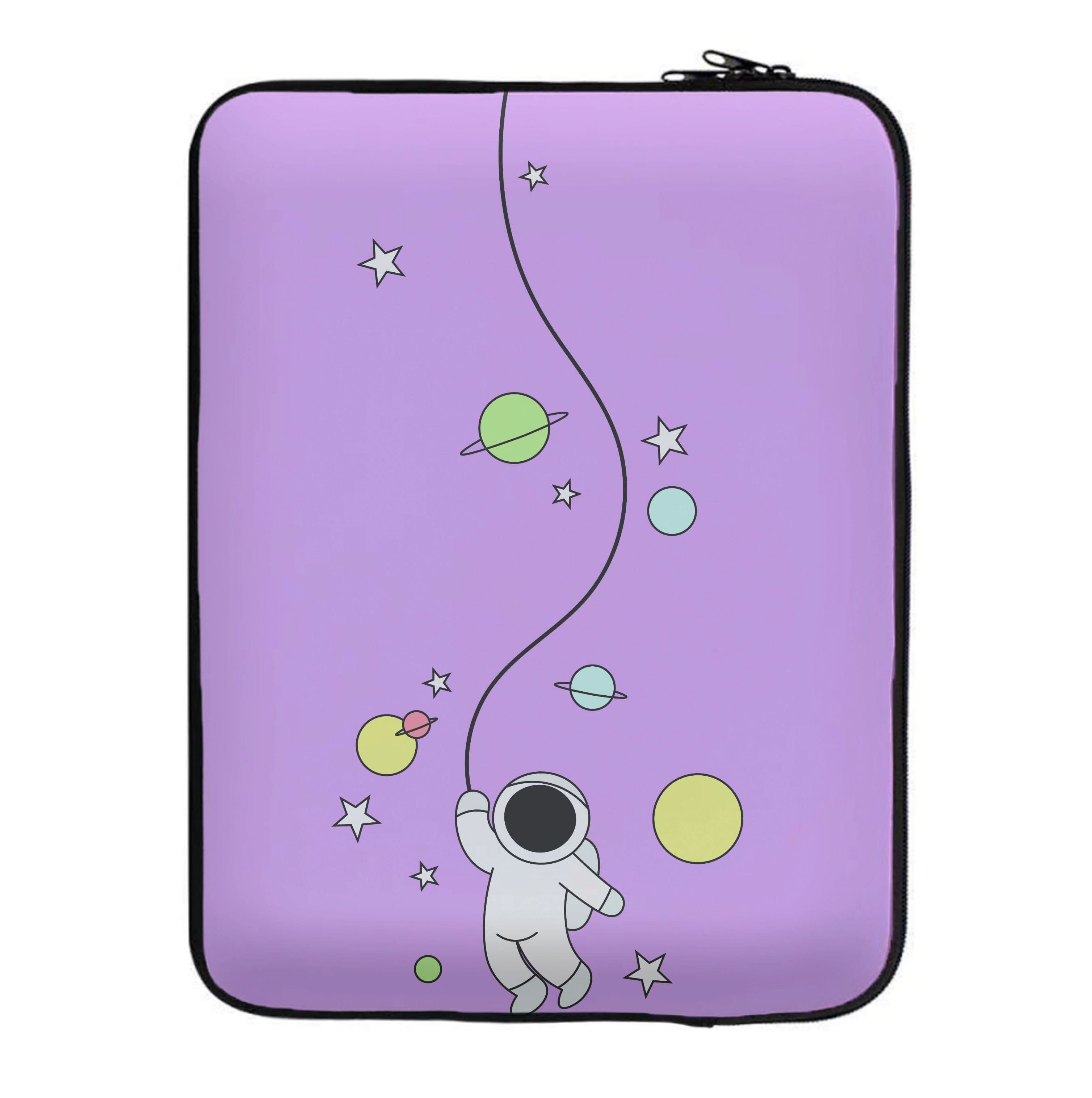 Cute Hanging Astronaut Laptop Sleeve