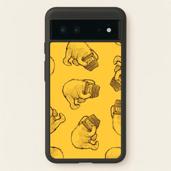 Winnie Honey Pot Pattern Google Pixel 6 Case