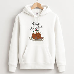 Christmas Pudding Plush Unisex Hoodie