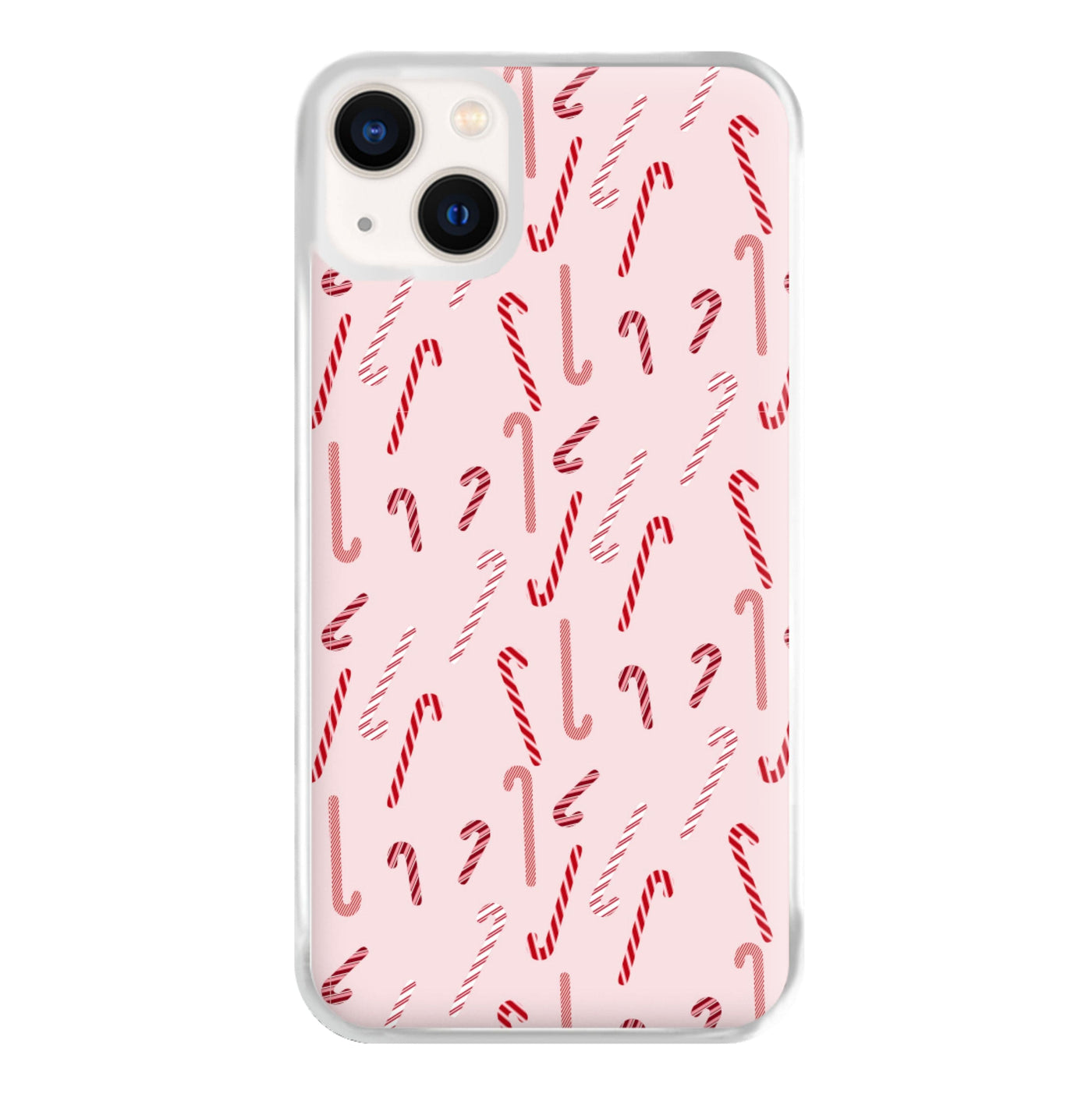 Pink Candycane Christmas Pattern Phone Case