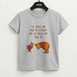The Things That Make Me Different  Grey Kids T-Shirt
