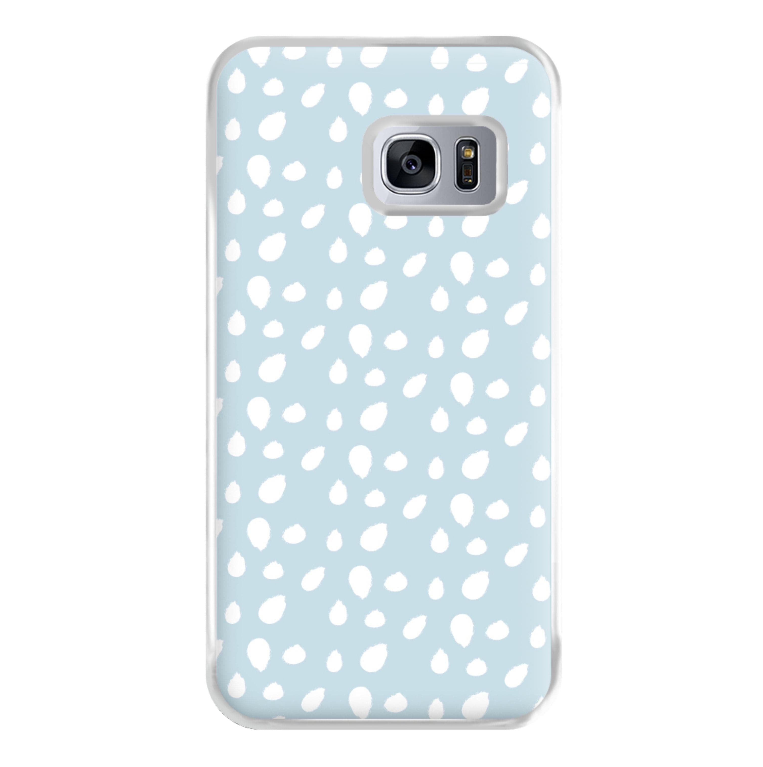 Pastel Blue Dots Phone Case