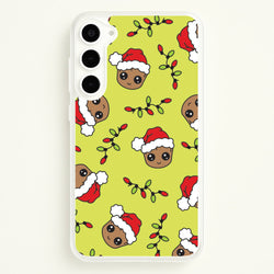 Christmas Tree Hero Pattern Galaxy S23 Plus Case