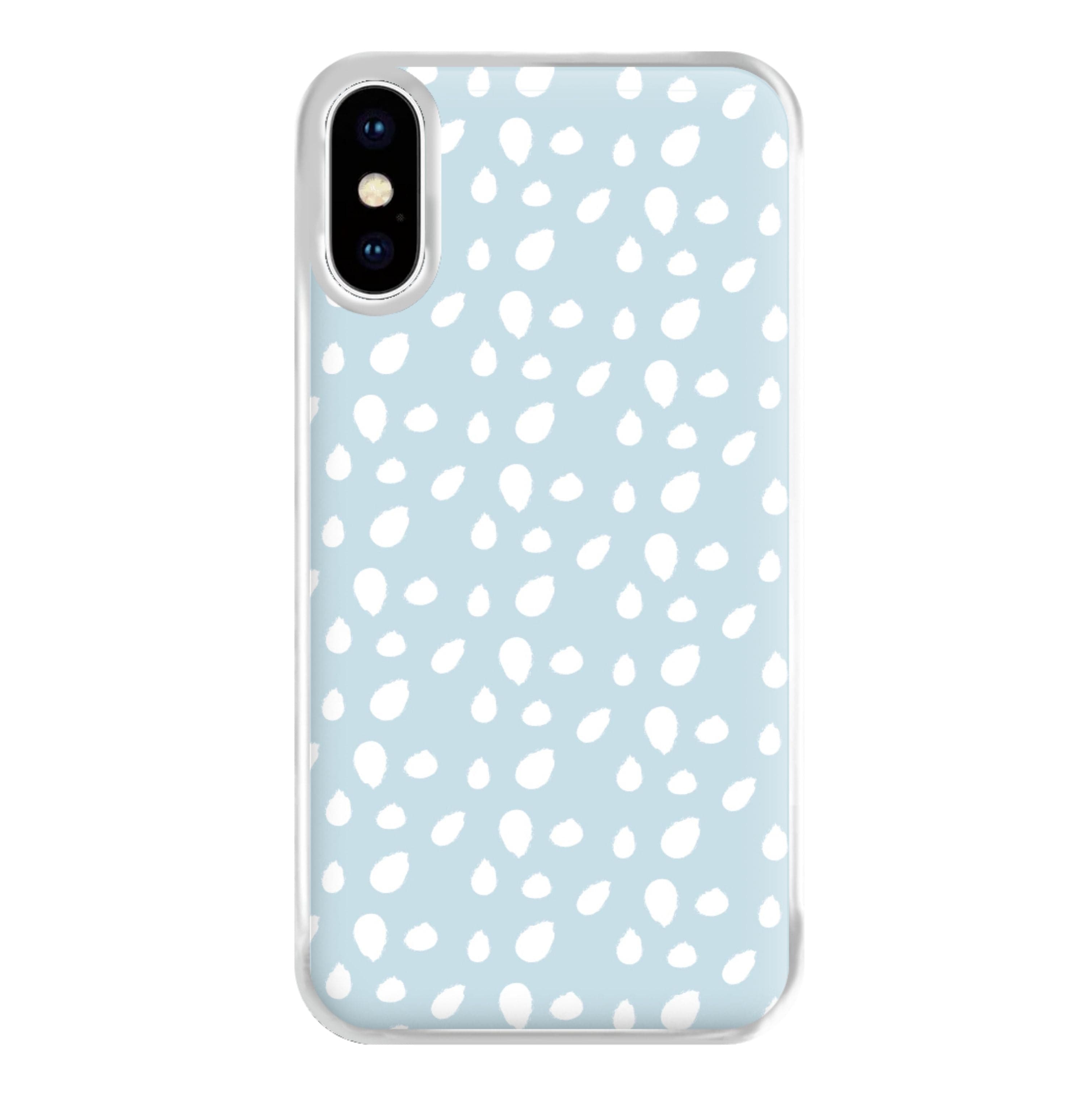 Pastel Blue Dots Phone Case