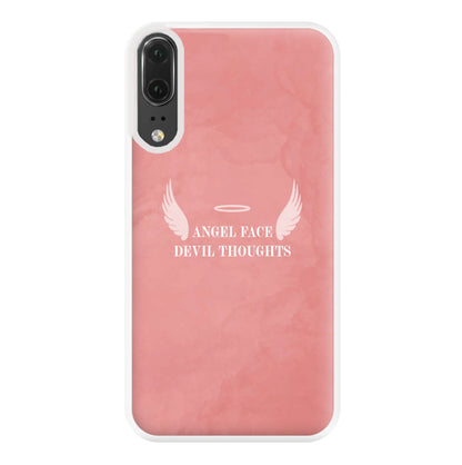 Angel Face Devil Thoughts Phone Case