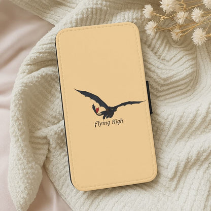 Dragon Flying High Leather Phone Case