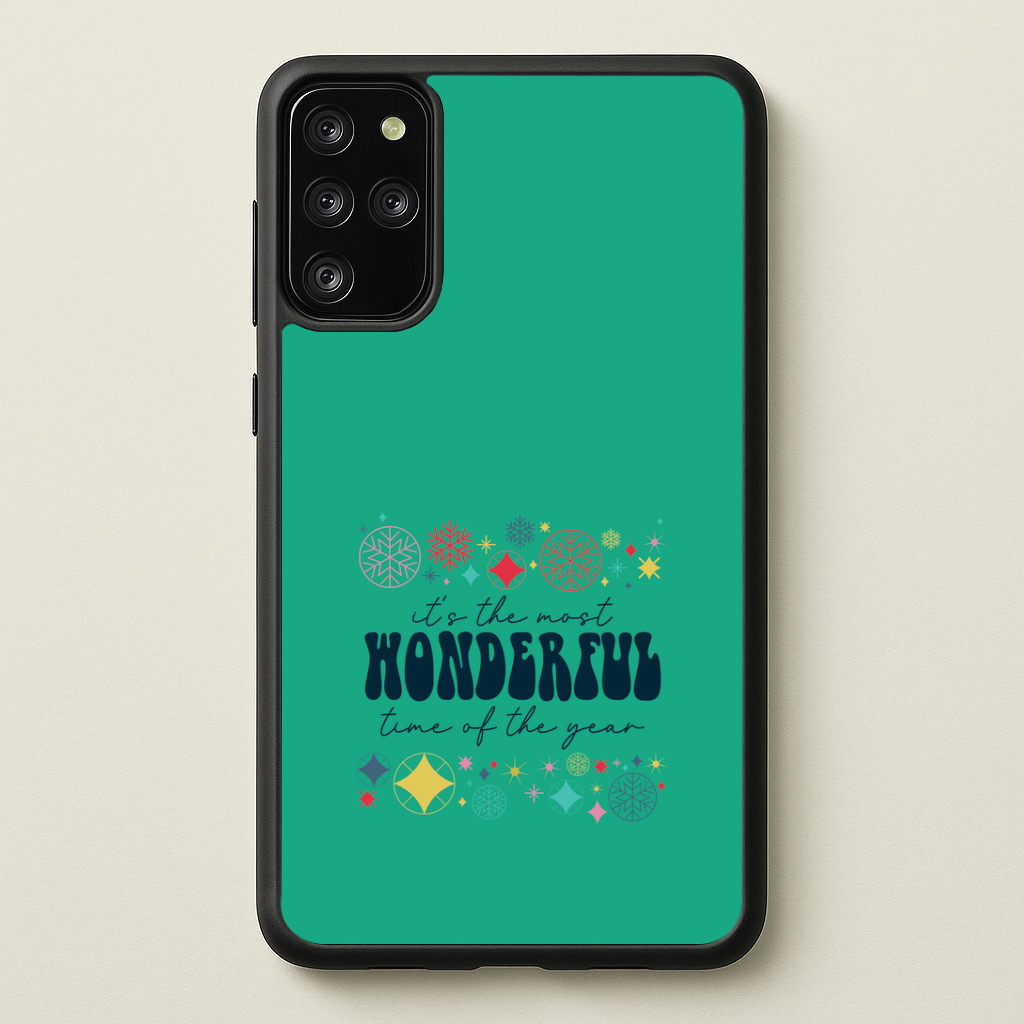 The Most Wonderful Time Of The Year Geometric Galaxy S20 Plus Case
