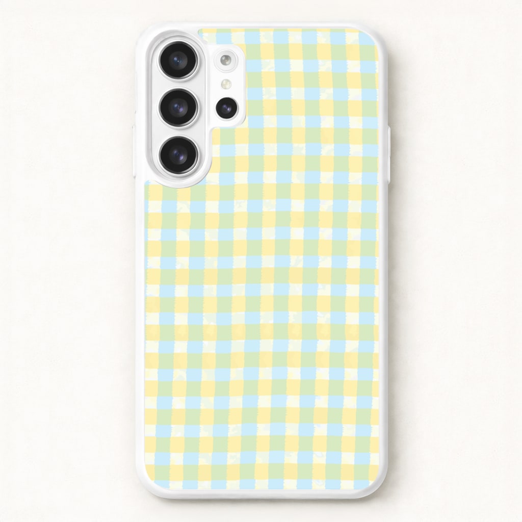 Lemonade Gingham Galaxy S26 Ultra Case