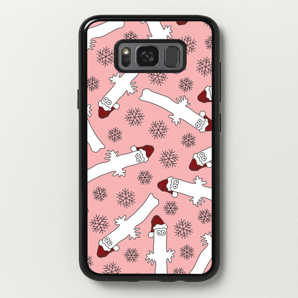 Wiggly Moom Xmas Hat Pattern Galaxy S8 Plus Case