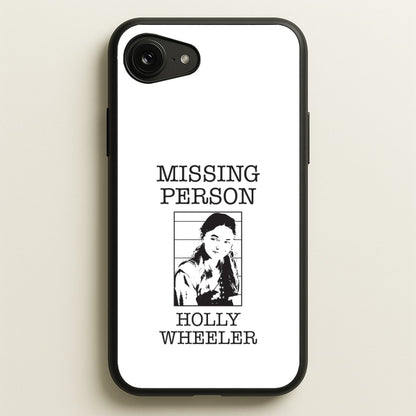 Missing Person Holly iPhone 16e Case