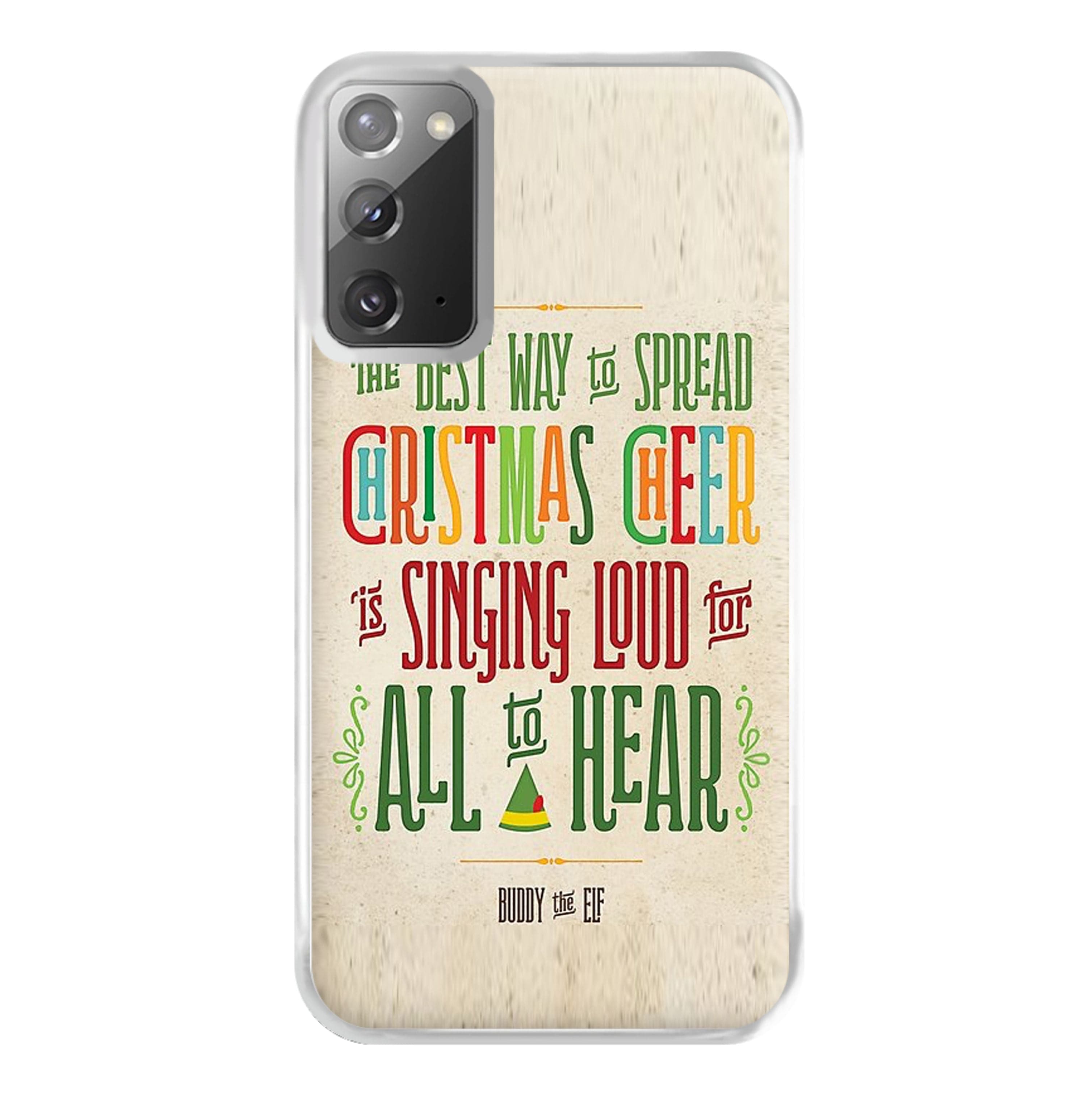 The Best Way To Spead Christmas Cheer - Elf Phone Case