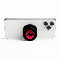 Red Sunset Dragon Phone Stand