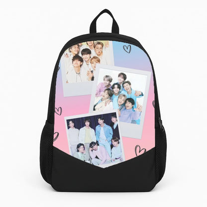 K-Pop Band Polaroid Collage Backpack