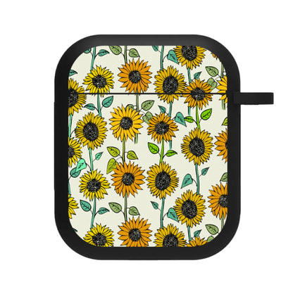 Painted Sunflowers AirPods Case