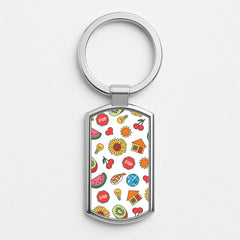 Harry Stickers Pattern Luxury Keyring