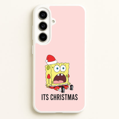 It's Christmas Cartoon Sponge Galaxy A56 Case