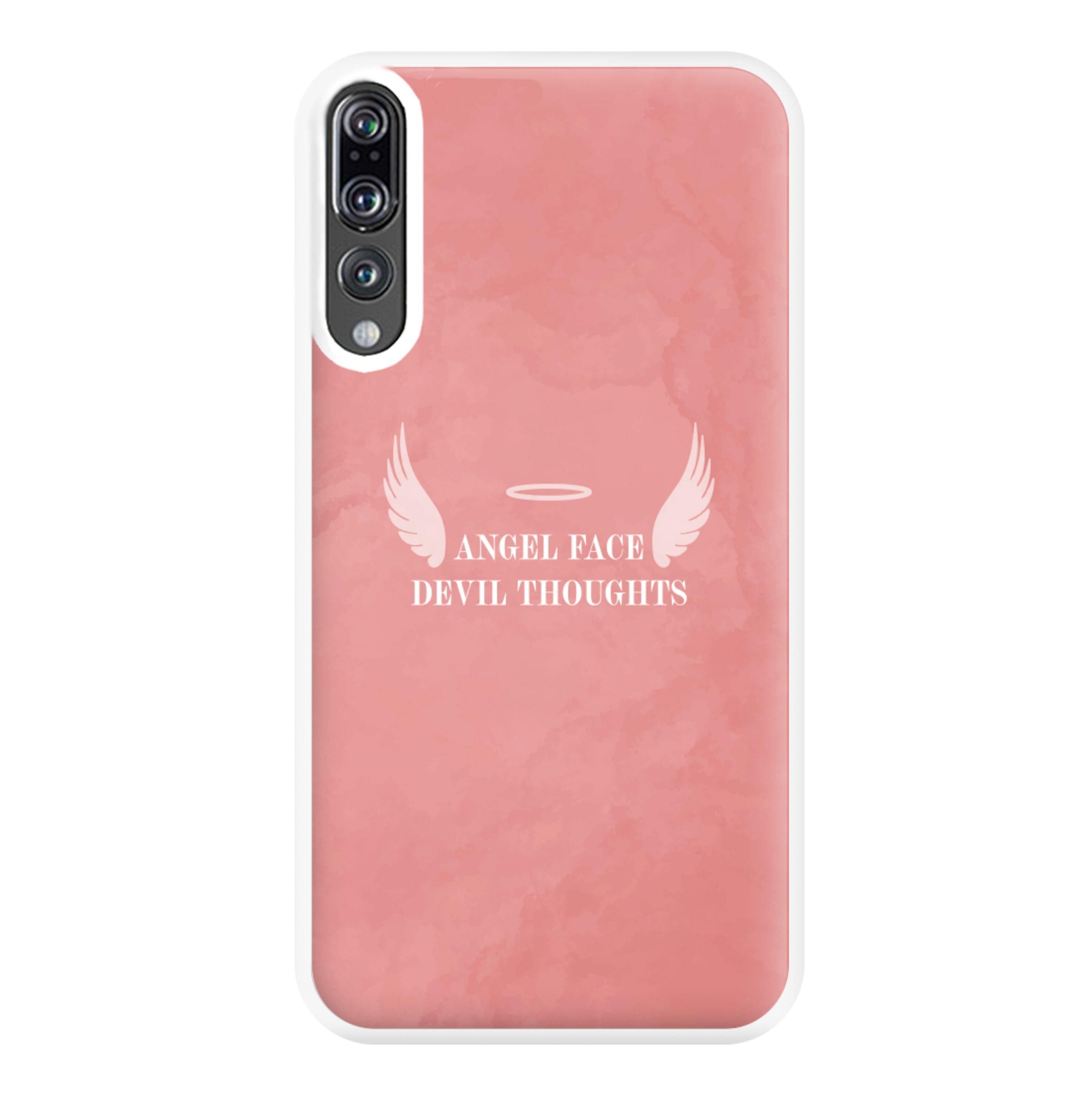 Angel Face Devil Thoughts Phone Case