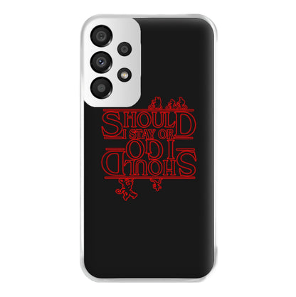 Should I Stay Or Should I Go Upside Down Phone Case