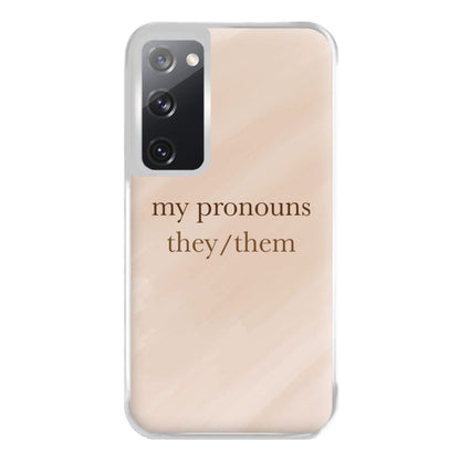 They & Them - Pronouns Phone Case