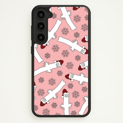 Wiggly Moom Xmas Hat Pattern Galaxy S23 Plus Case