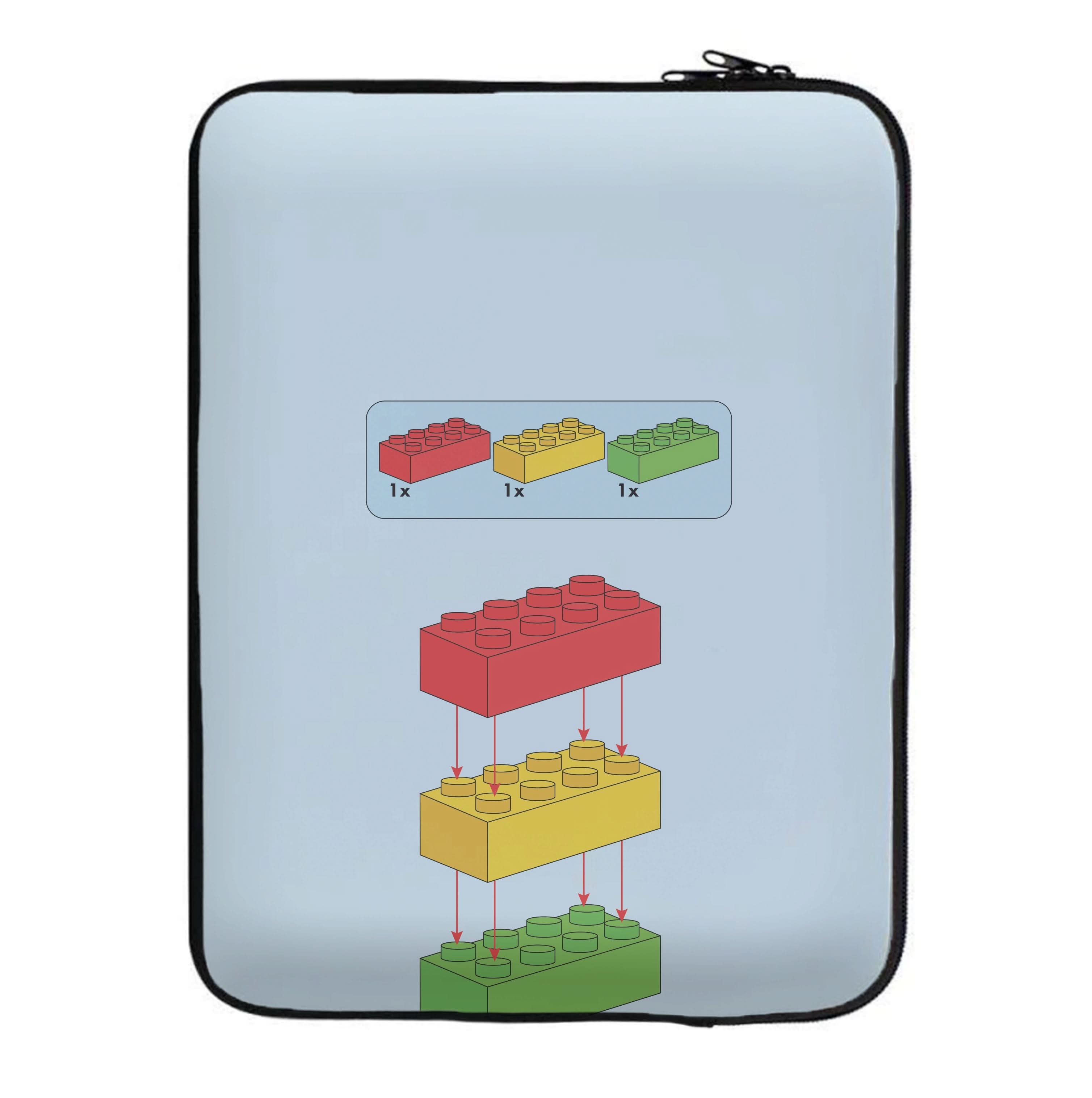 Bricks Instruction Set Laptop Sleeve