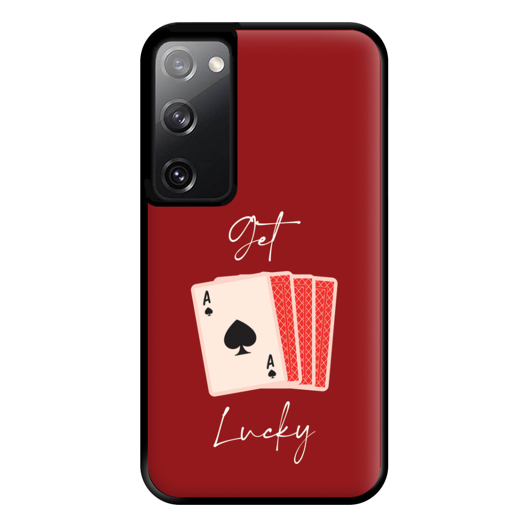Get Lucky Set Of Cards Galaxy S20 Case