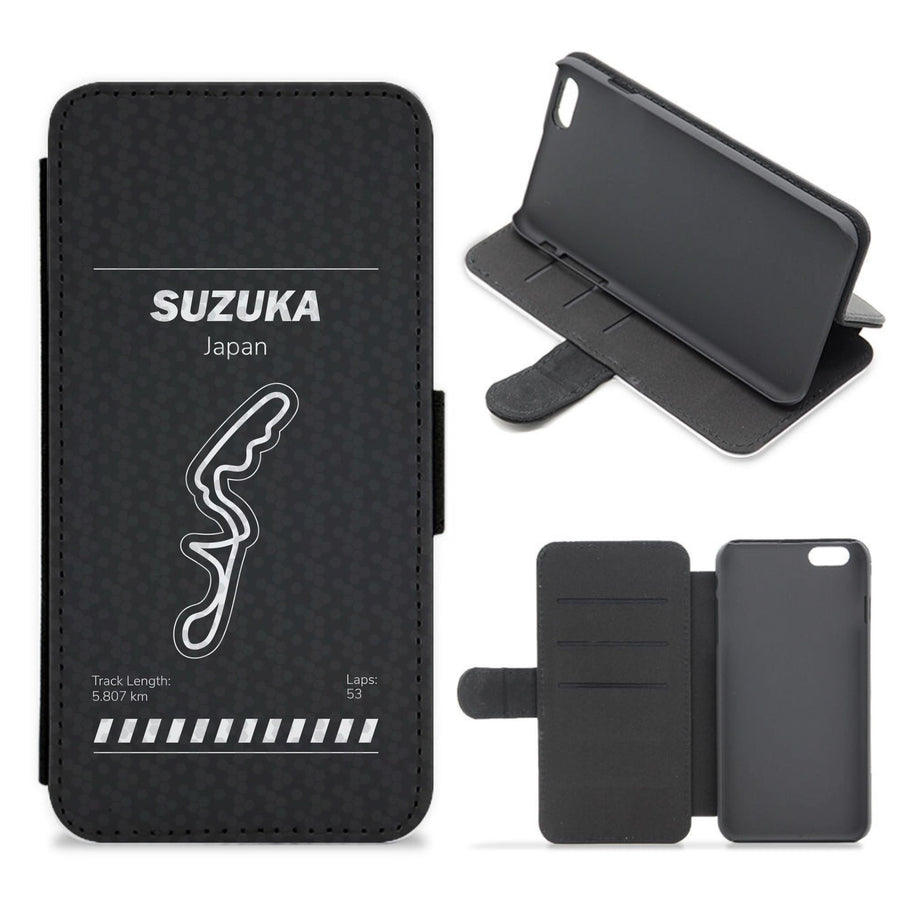 Suzuka Circuit Flip / Wallet Phone Case