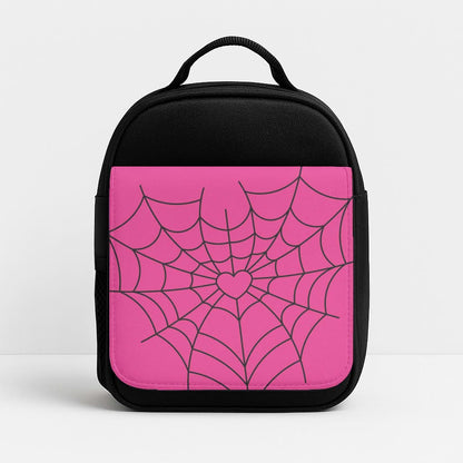 Spiderweb Hearts II Insulated Lunch Bag