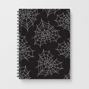 Spiderweb Hearts Pattern Notebook 1