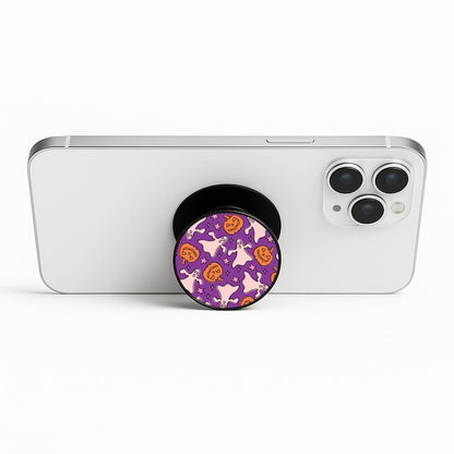Abstract Halloween Pattern Phone Stand
