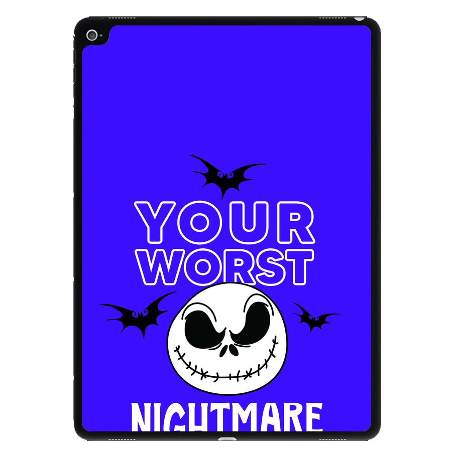 Your Worst Nightmare Purple iPad Case