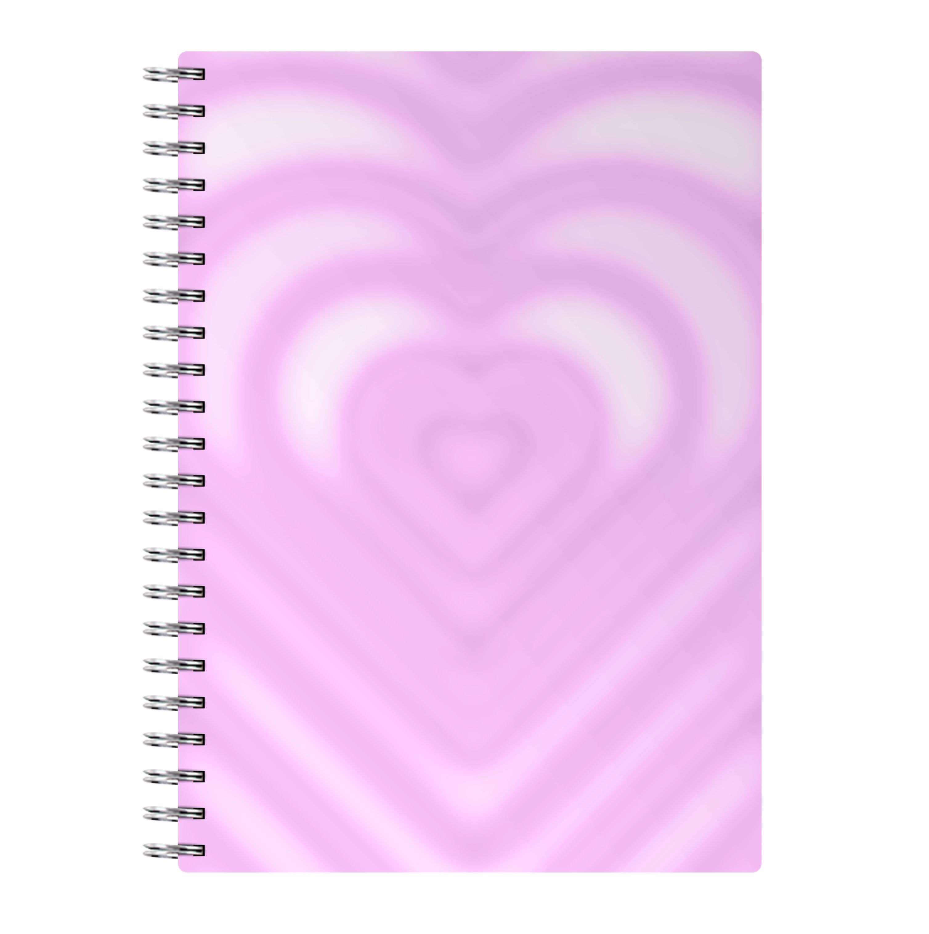 Drippy Love Heart Pink Notebook