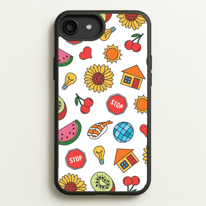 Harry Stickers Pattern iPhone 6 Plus / 7 Plus / 8 Plus Case